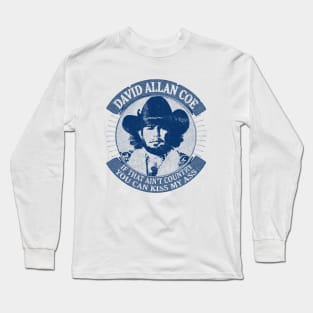 David Allan Coe //// Vintage Style Fan Design Long Sleeve T-Shirt